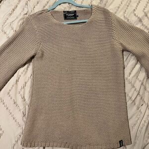 Knitted sweater shirt
